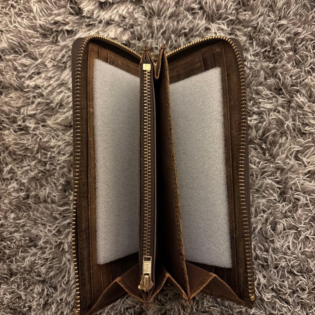 slow kudu L zip long wallet 長財布　ウォレット