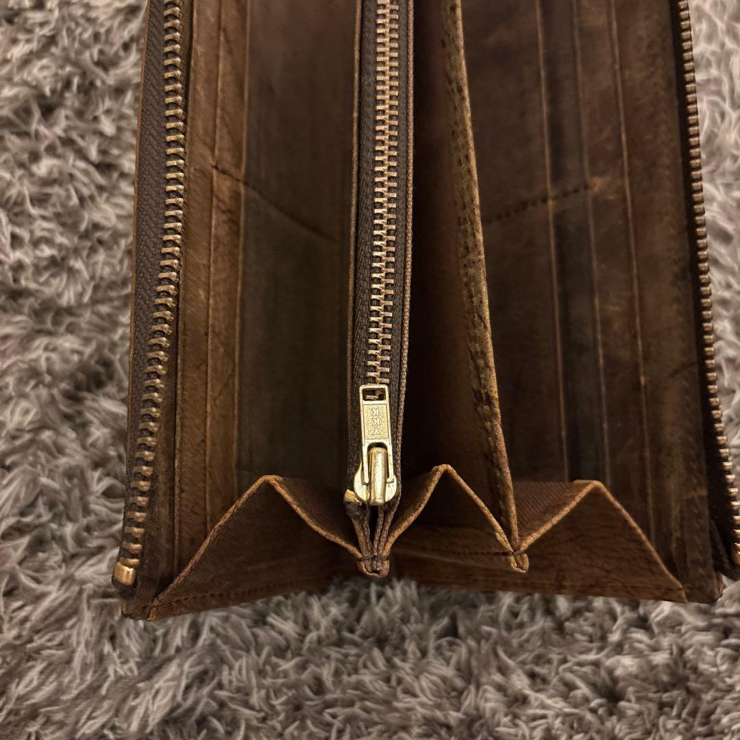 slow kudu L zip long wallet 長財布　ウォレット