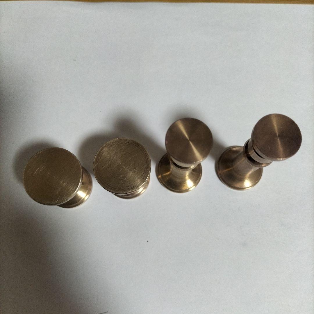 スコープ 真鍮ネジ式 フック1型 2型　4セット　scope