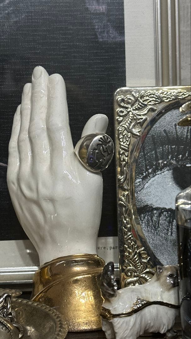 Silver925 Vintage Navajo ココペリリング