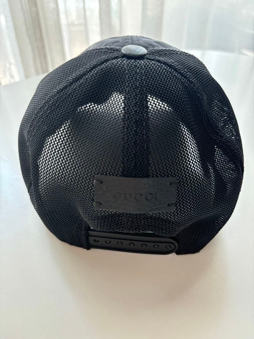 ☆美品☆ グッチ　GG柄　ナイロン　メッシュ　キャップ　帽子　ユニセックス