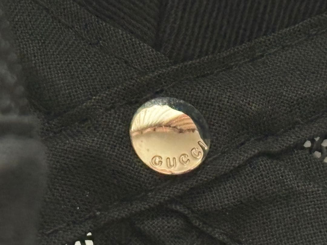 ☆美品☆ グッチ　GG柄　ナイロン　メッシュ　キャップ　帽子　ユニセックス