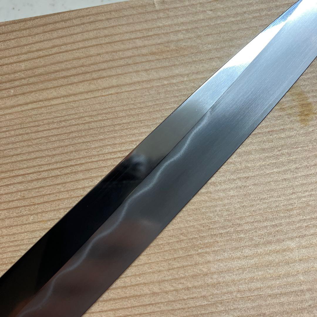 武信？　本焼　フグ引き包丁　白鋼　天然砥石で本刃付け済み❗️