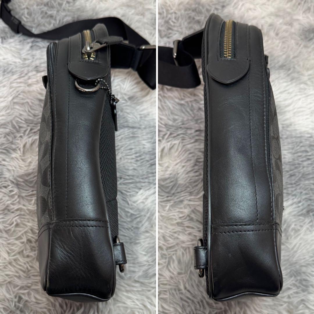 コーチ ボディバッグ ショルダーバッグ クロスボディ 斜め掛け メンズ