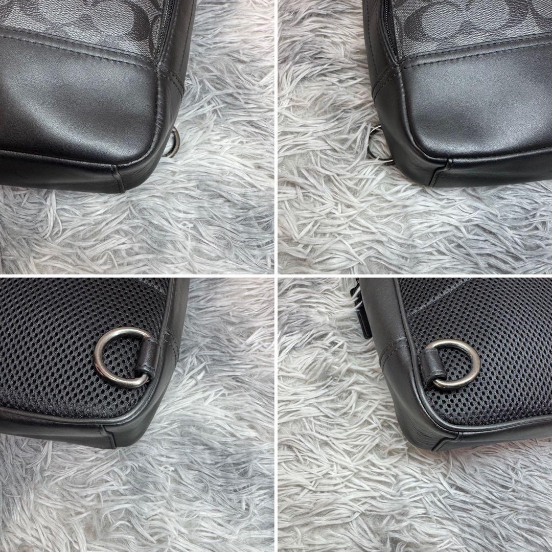 コーチ ボディバッグ ショルダーバッグ クロスボディ 斜め掛け メンズ