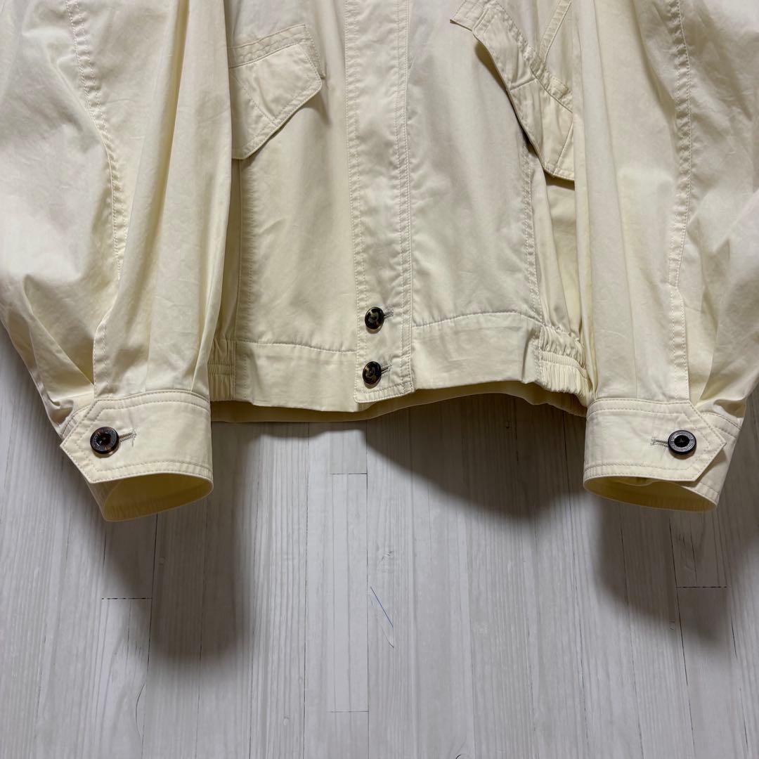 90s Burberrys スイングトップ ハリントンジャケット ホワイト 刺繍