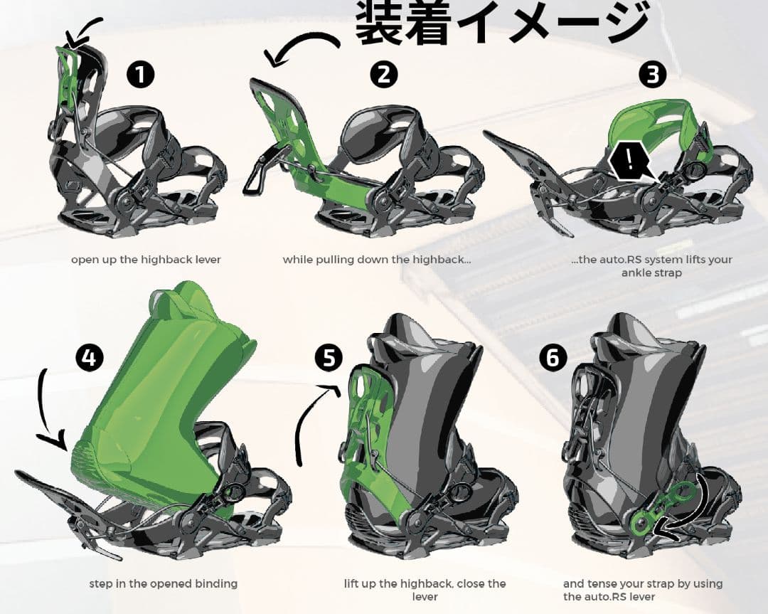 FLOW FIVE FUSIONビンディング バインディング　フロー