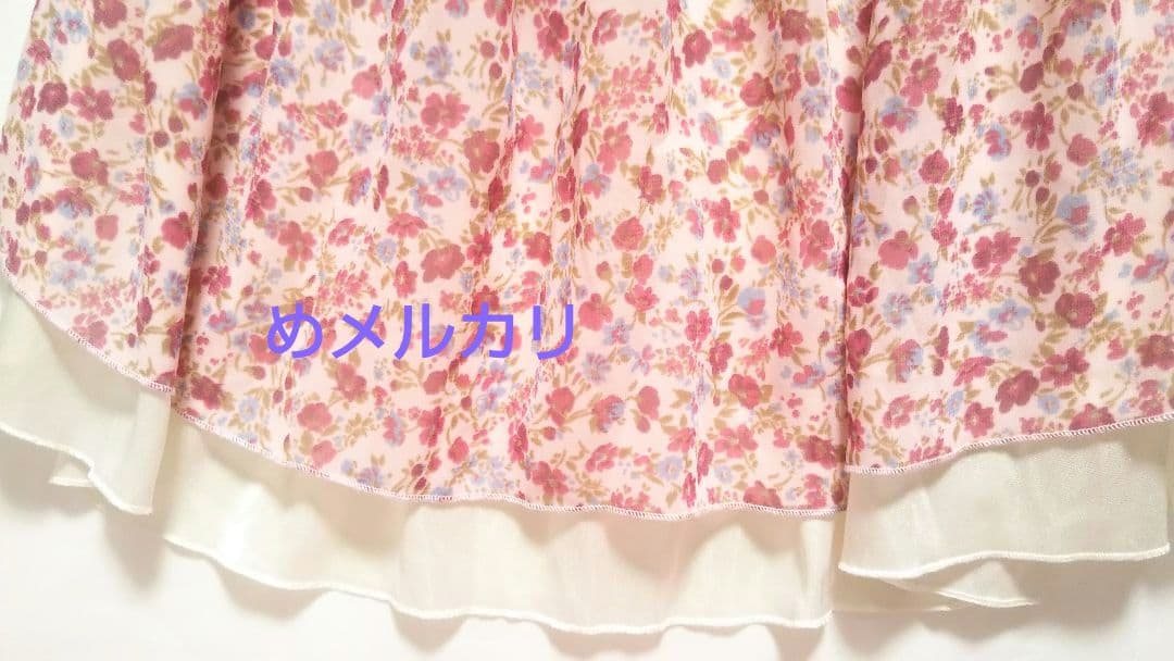 LIZ LISA リズリサ 花柄キャミソール チュニック 小花ピンク。