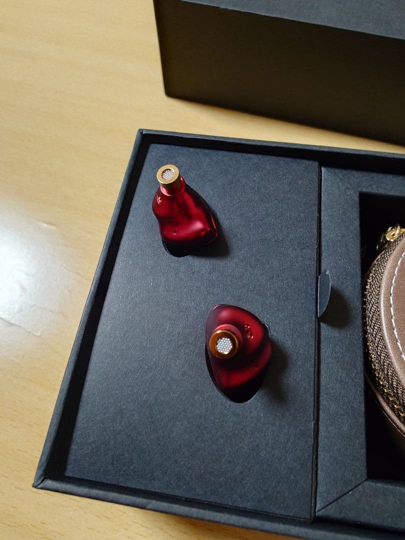 水月雨 Moondrop Aria 2 真紅 有線イヤホン