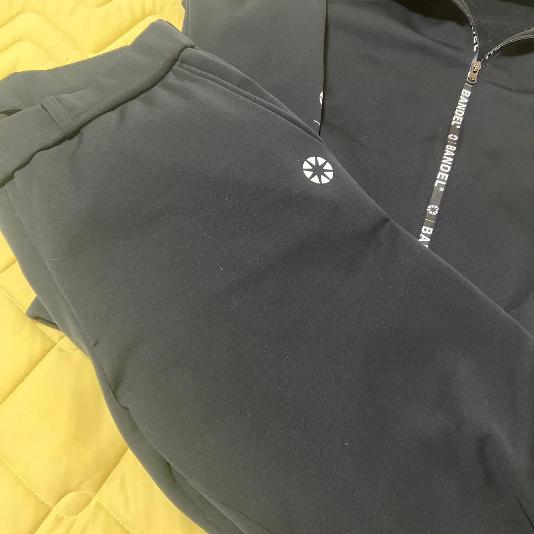 BANDEL フルジップ フード付きパーカー ネイビー裏起毛set up XXL