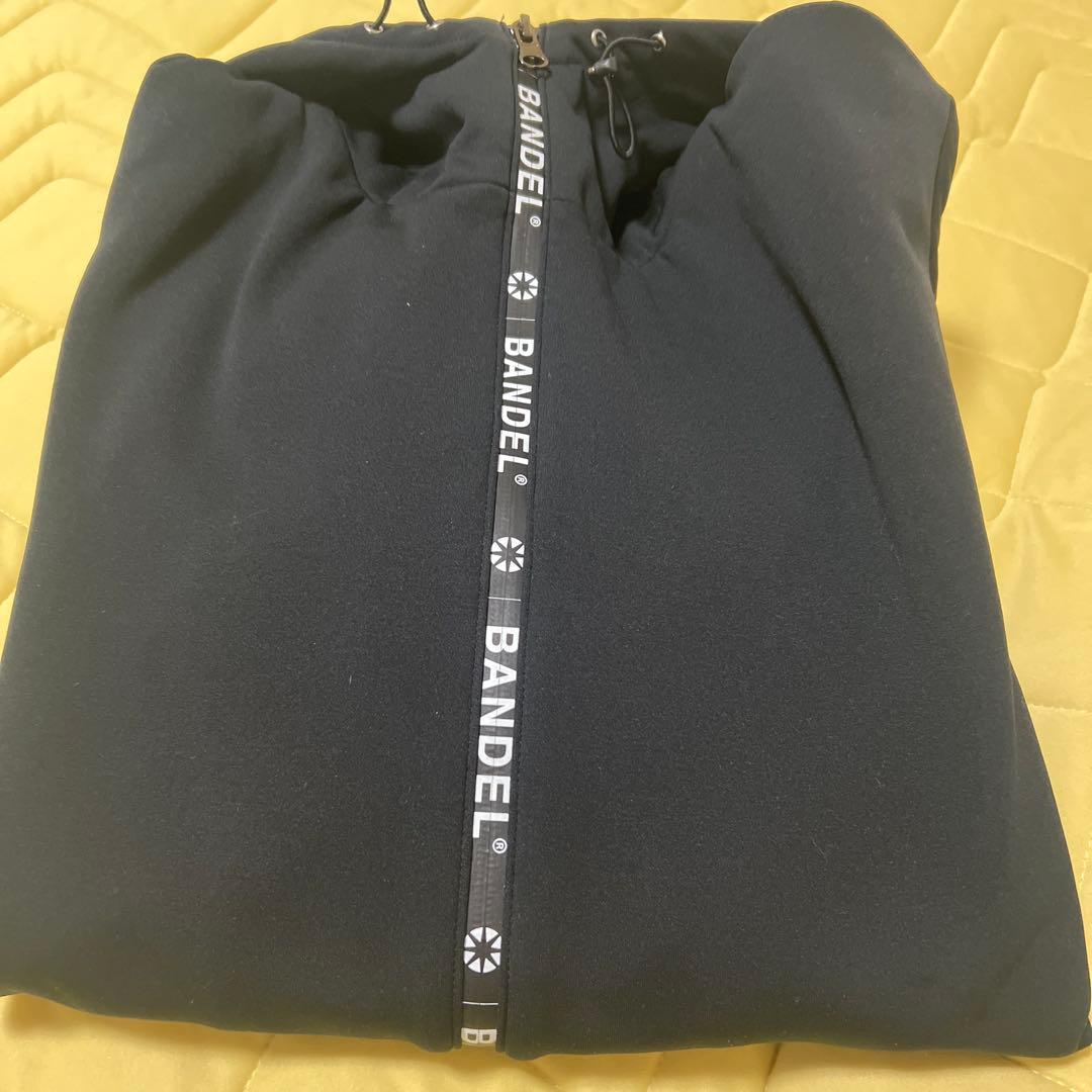 BANDEL フルジップ フード付きパーカー ネイビー裏起毛set up XXL