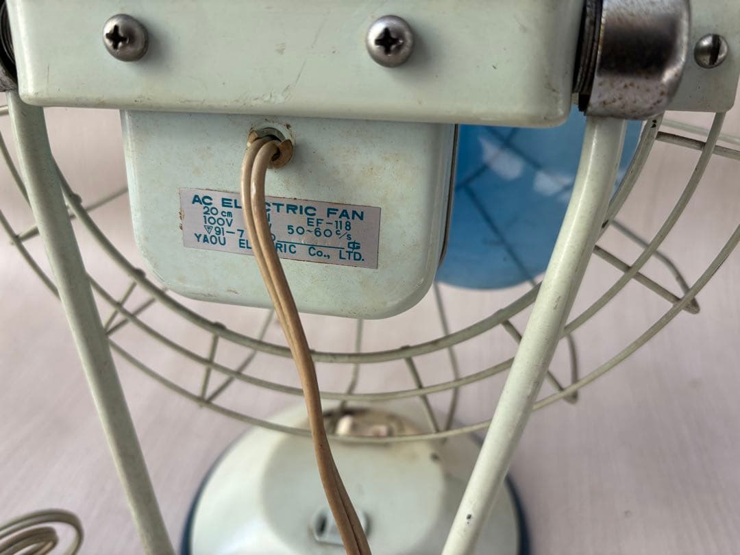 希少 昭和レトロ アンティーク 扇風機　EF - 118