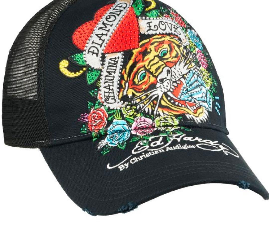 CHANMINA × EdHardy コラボ 限定キャップ（刺繍)
