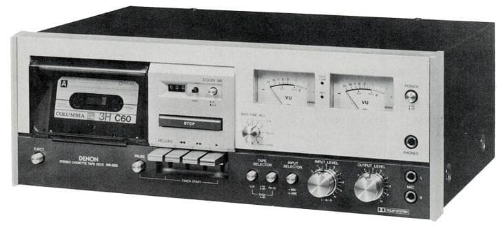 DENON ステレオカセットデッキ DR-350