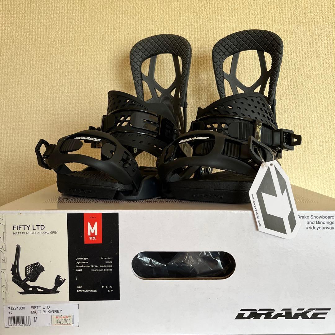 スノーボードビンディング DRAKE FIFTY LTD サイズM