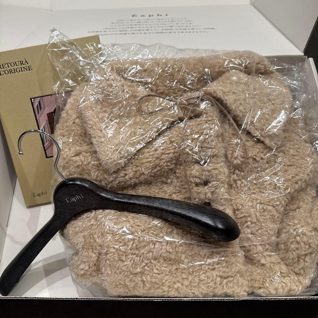 ジャケット・アウター Eaphi ECOFUR SHORT JACKET