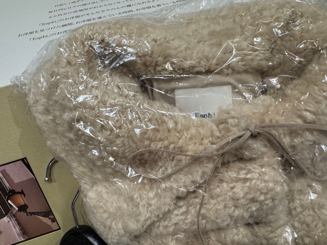 ジャケット・アウター Eaphi ECOFUR SHORT JACKET