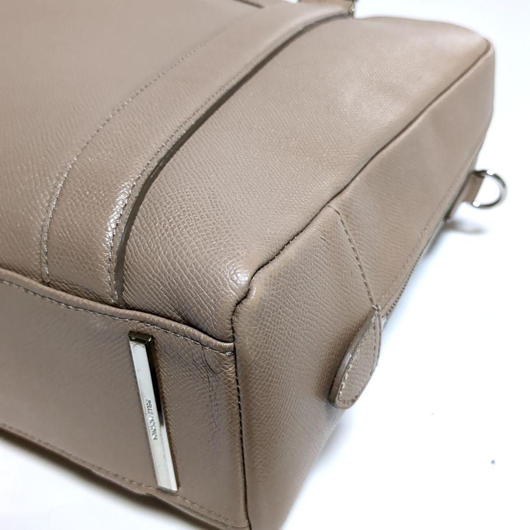 ✨ペッレモルビダ✨DECK9 ビジネスバッグ トープ 2way レザー ロゴ