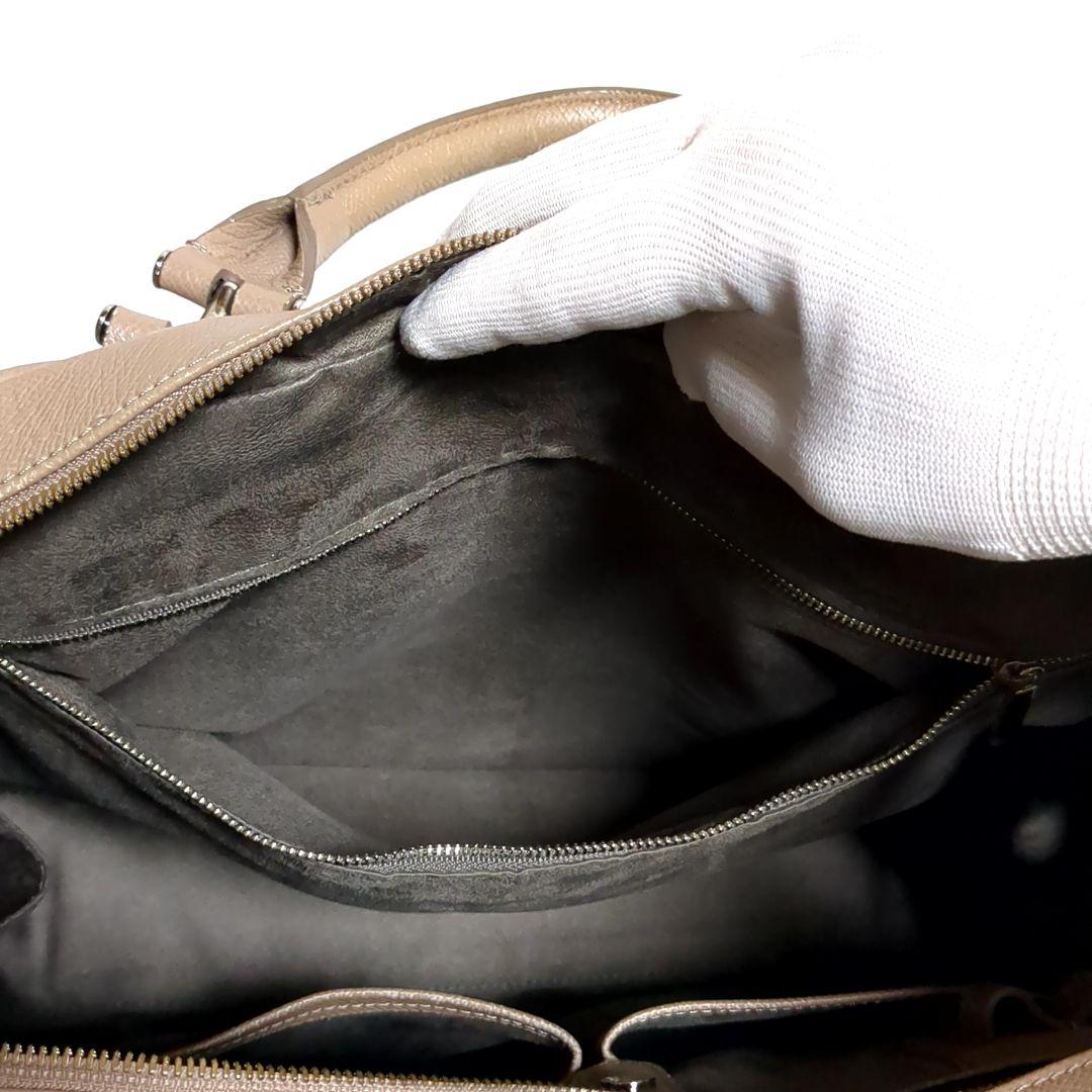 ✨ペッレモルビダ✨DECK9 ビジネスバッグ トープ 2way レザー ロゴ