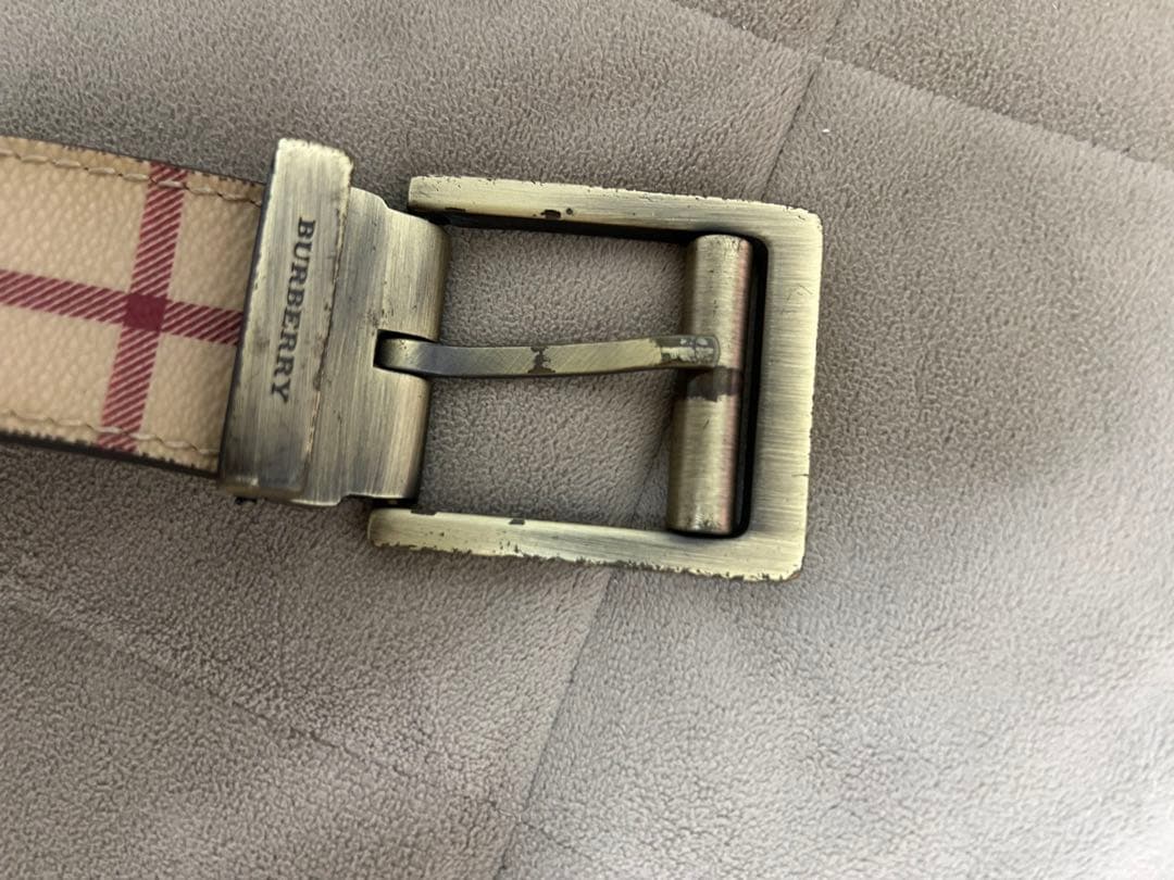 BURBERRY チェック柄 ベルト