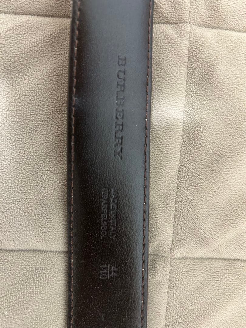 BURBERRY チェック柄 ベルト