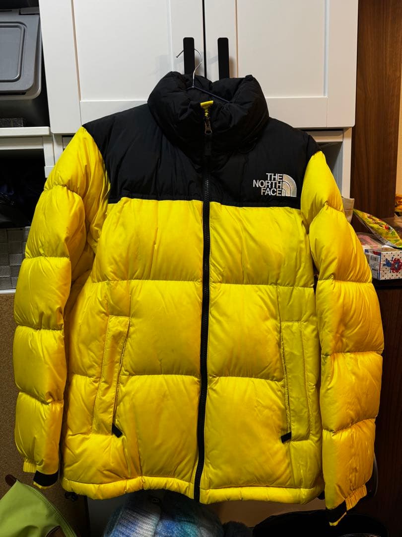 THE NORTH FACE ダウンジャケット M イエロー/ブラック