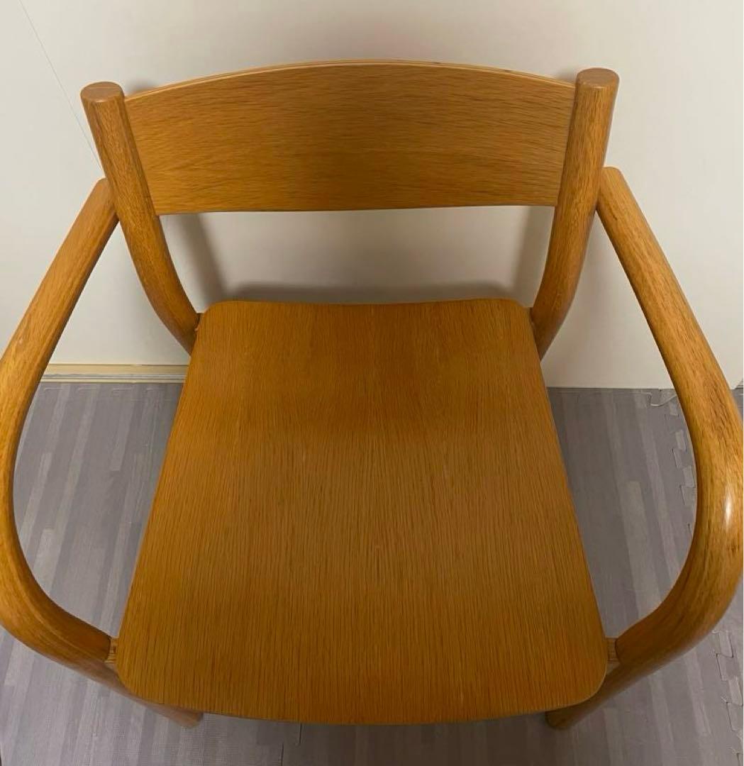 最終価格＊　即購入可　無印良品　オーク材　ダイニングアームチェア