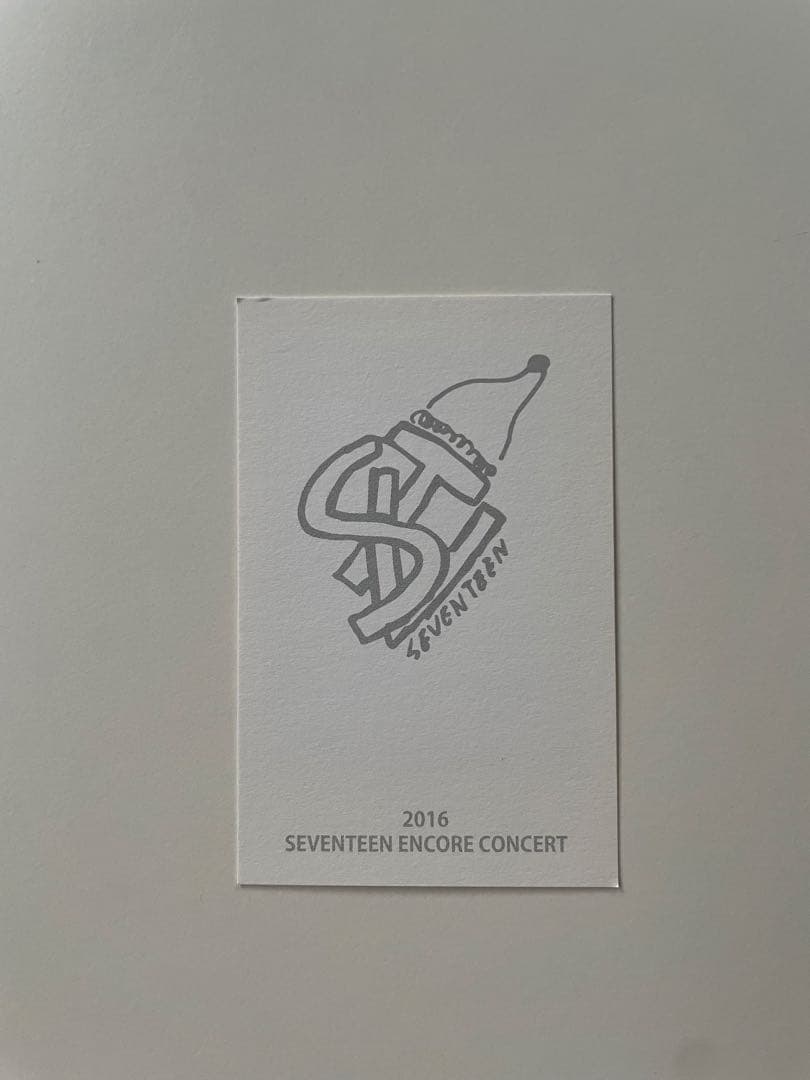 2016 SEVENTEEN ENCORE CONCERT フォトカードセットB