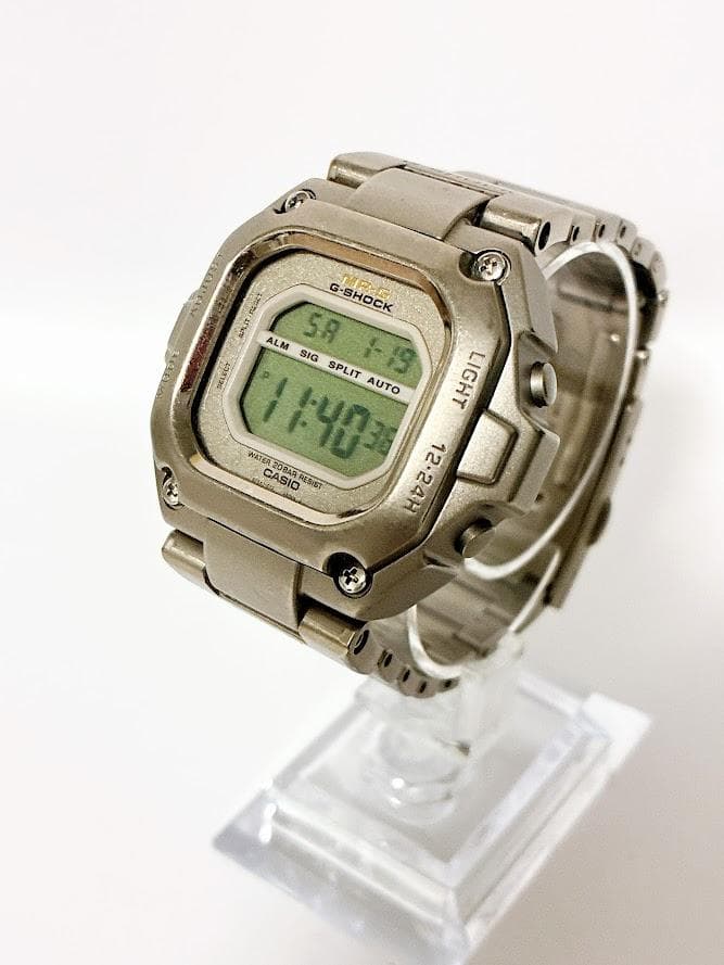 G-SHOCK デジタル 腕時計 シルバー 稼働品 MR-G デジタル