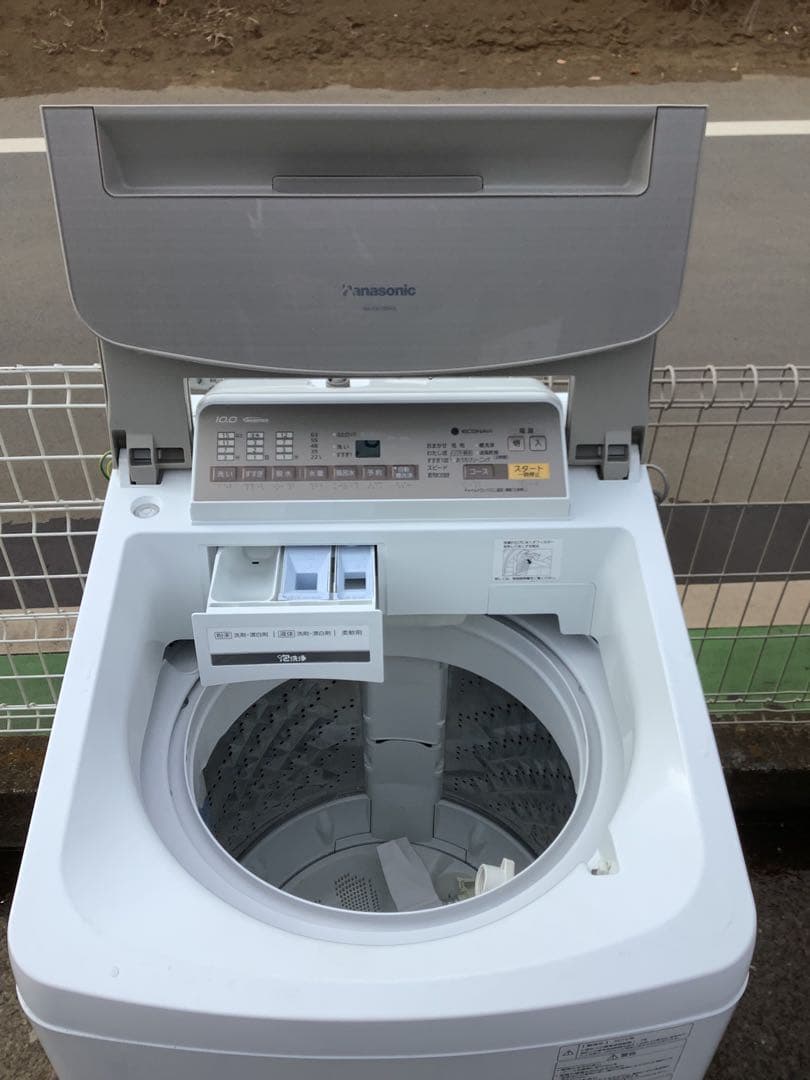 送料込み！2016年製 パナソニック 洗濯機 NA-FA100H3 10kg★