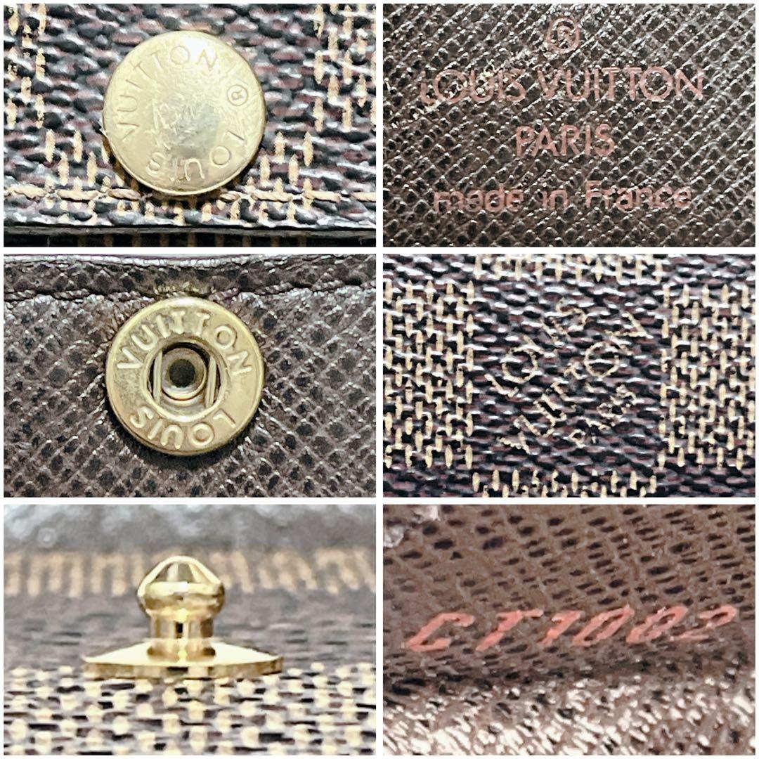 美品 ルイヴィトン ダミエ エベヌ ラドロー ケース カードケース 茶色