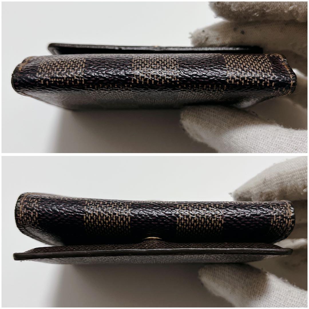 美品 ルイヴィトン ダミエ エベヌ ラドロー ケース カードケース 茶色