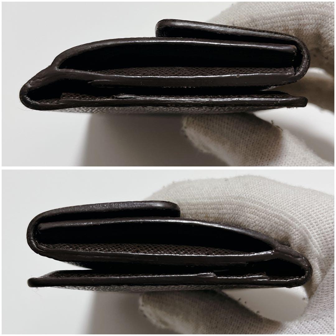 美品 ルイヴィトン ダミエ エベヌ ラドロー ケース カードケース 茶色