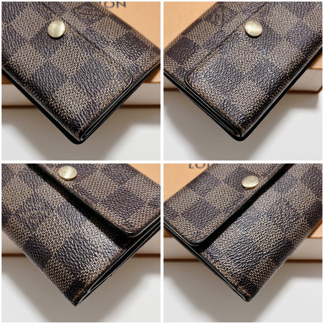 美品 ルイヴィトン ダミエ エベヌ ラドロー ケース カードケース 茶色