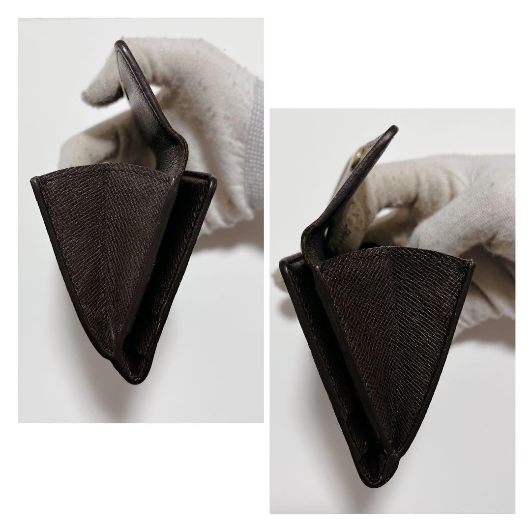 美品 ルイヴィトン ダミエ エベヌ ラドロー ケース カードケース 茶色