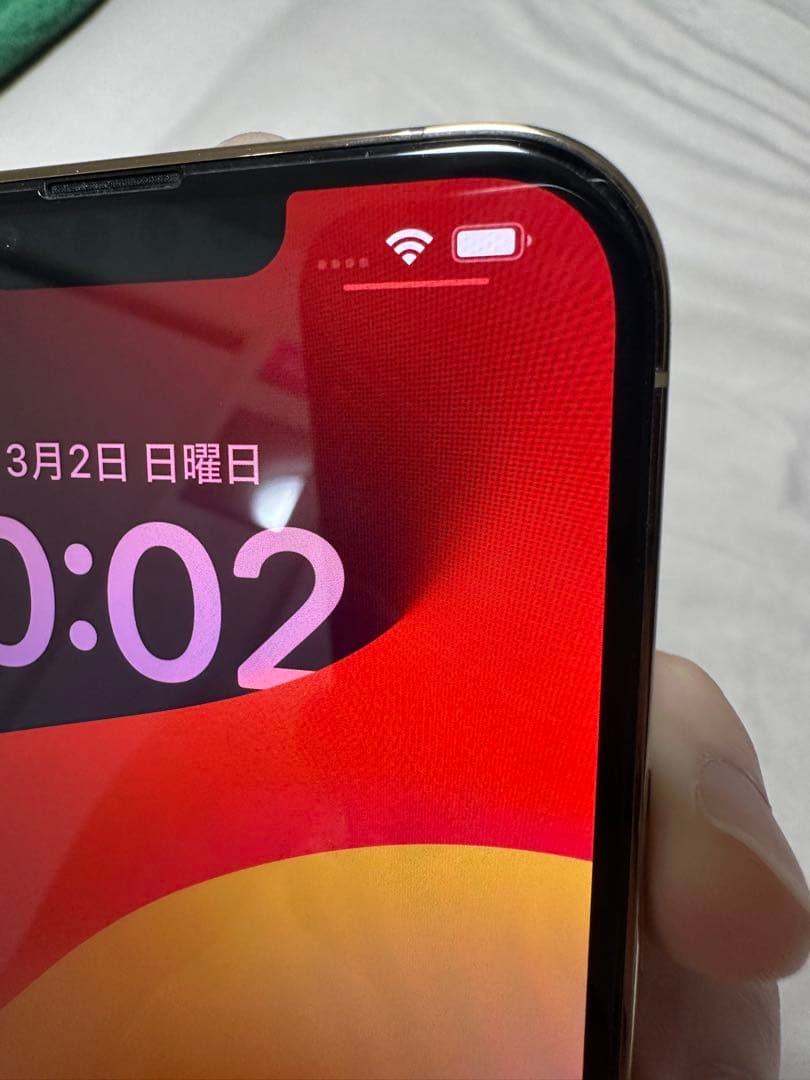 美品 Apple iPhone 13 ProMax ゴールド　本体256G