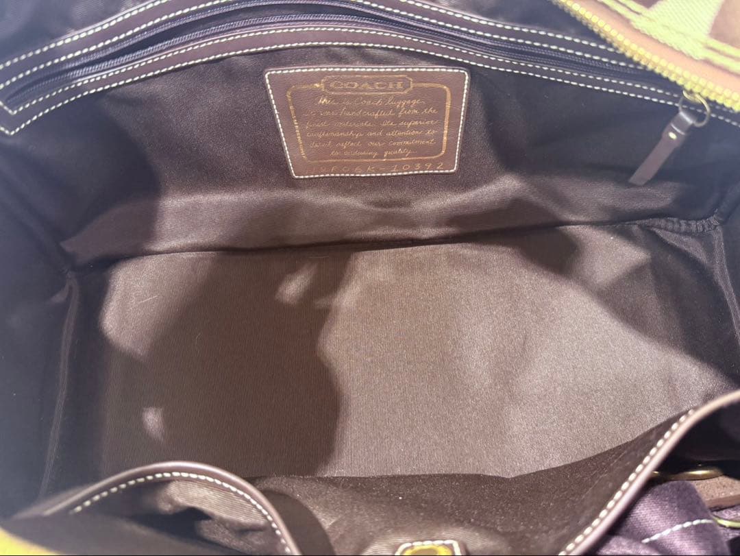 コーチ COACH ボストンバッグ　シグネチャー　キャンバス　レザー　2way