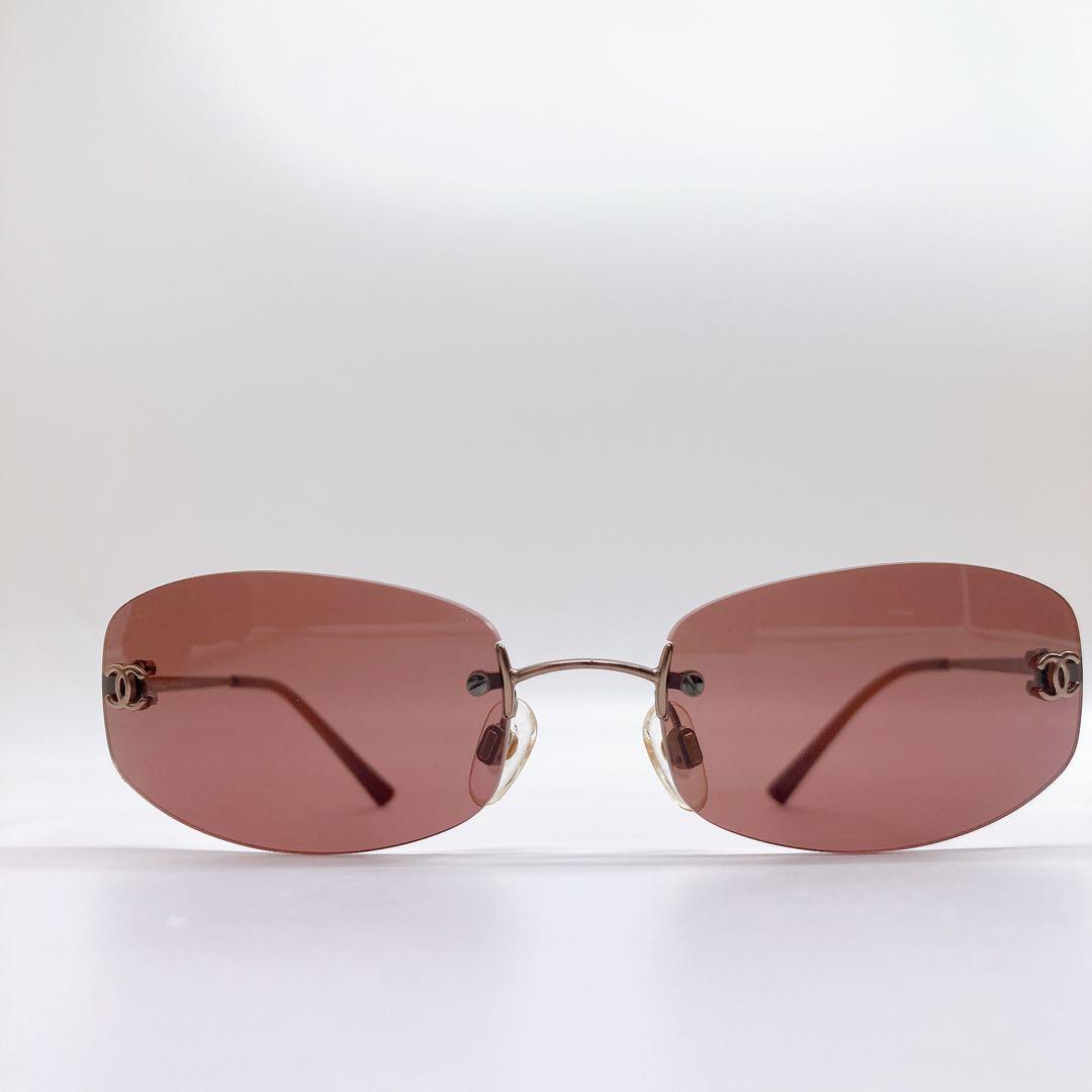 ✨美品✨ CHANEL シャネル サングラス 4002 ワインレッド ココマーク
