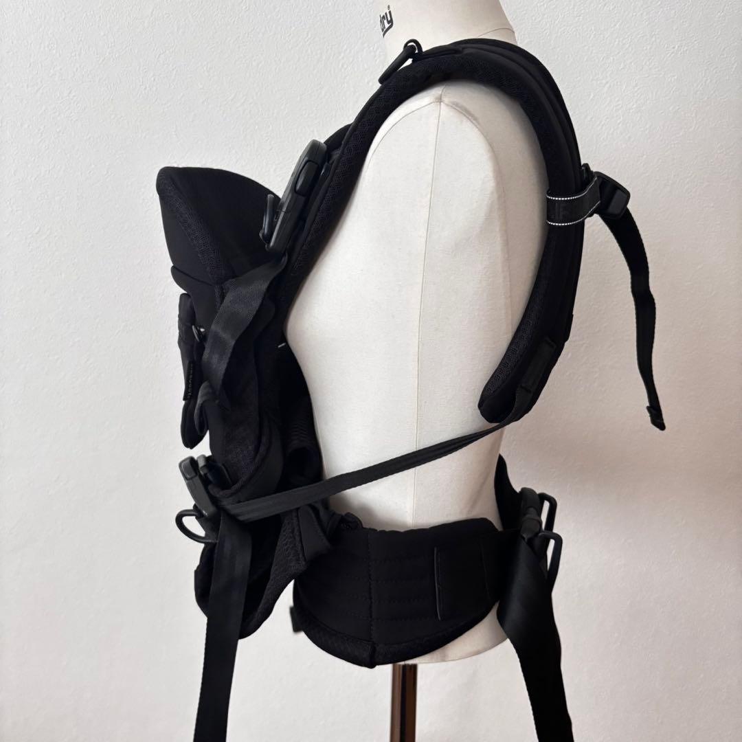 ＊美品＊AIRBUGGY エアバギー 抱っこ紐 ベビーキャリア ブラック