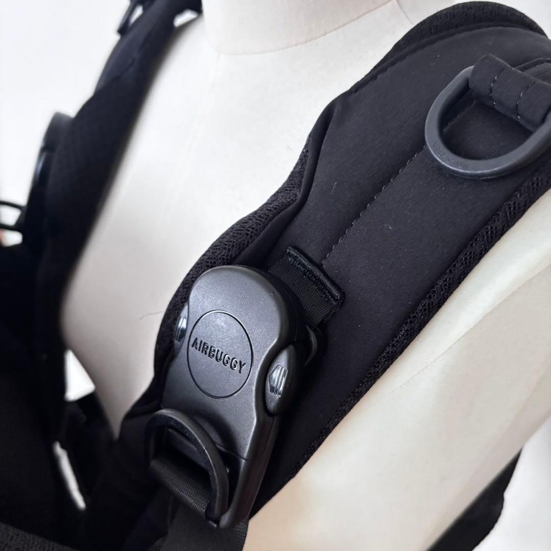 ＊美品＊AIRBUGGY エアバギー 抱っこ紐 ベビーキャリア ブラック