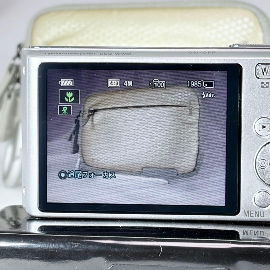 【良品】SONY Cyber-shot DSC-W730 シルバー 動作確認済
