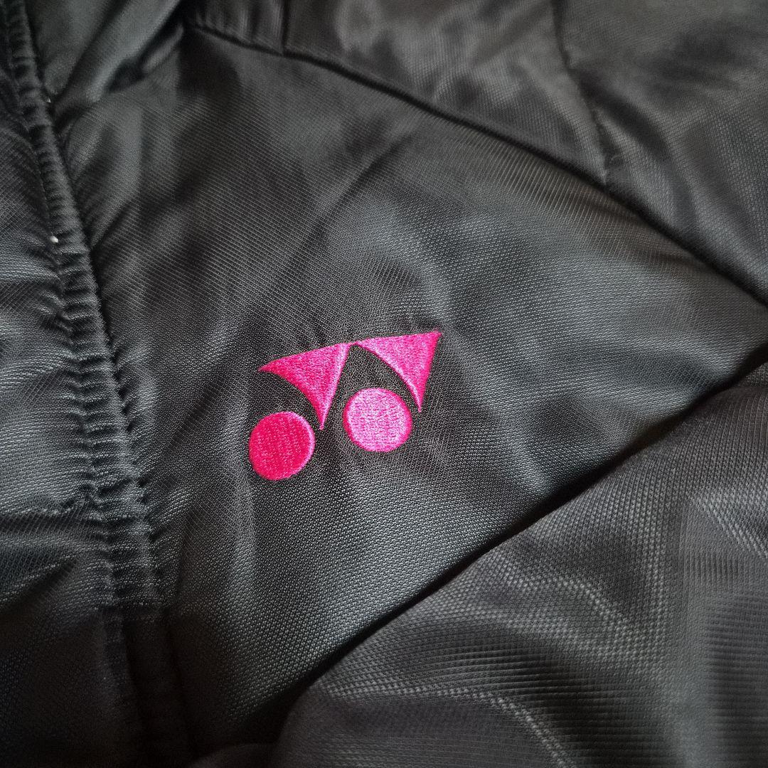 YONEX　ヨネックス ベンチコート Ｓ ブラック×ピンク