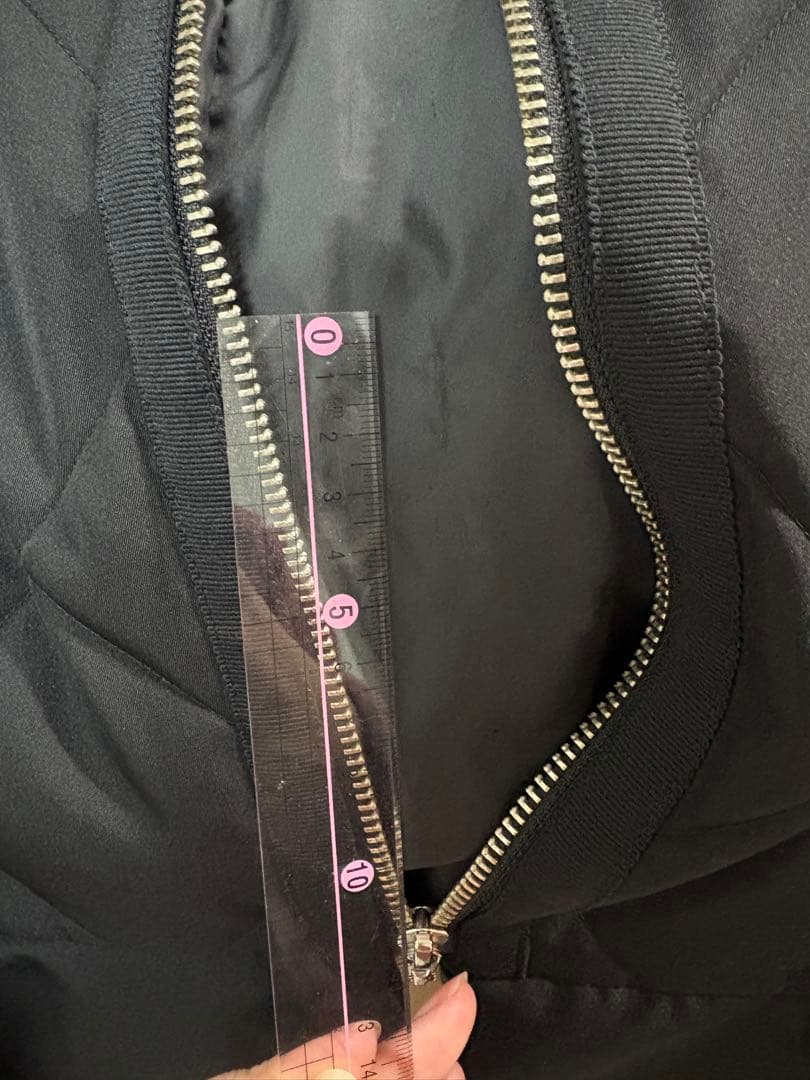 エムプルミエ キルティングぺプラムダウン黒36(クリーニング済)