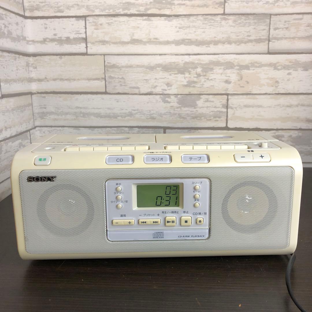SONY Wカセット CDラジカセ CFD-W78