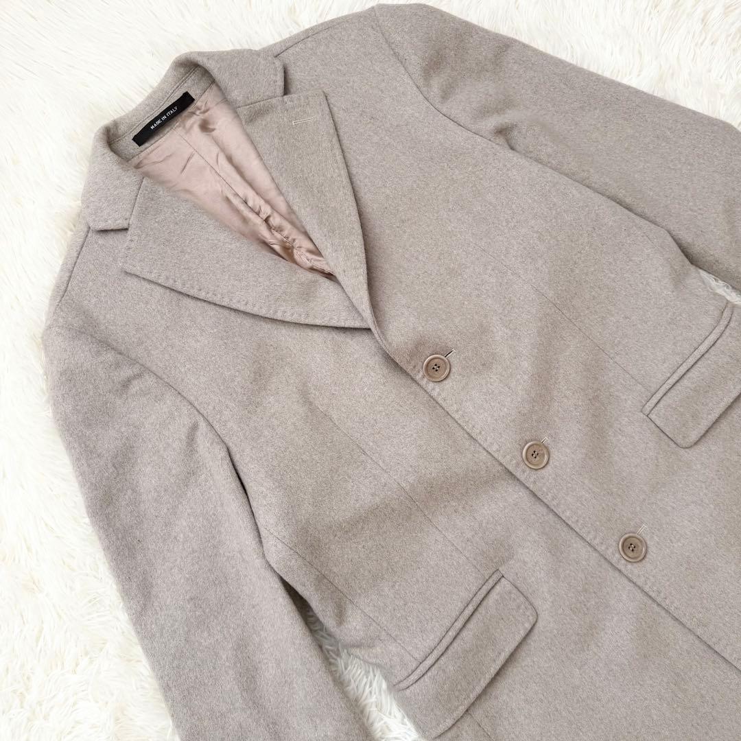 【美品】BANEYS NEWYORK ロロピアーナ チェスターコート 48サイズ