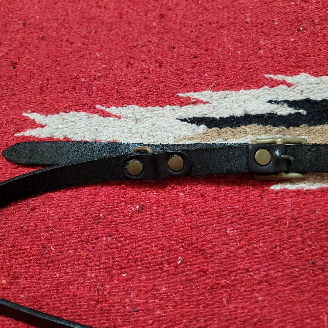 RED MOON サドルレザー ボディバッグ ウエストポーチ コンチョ付き