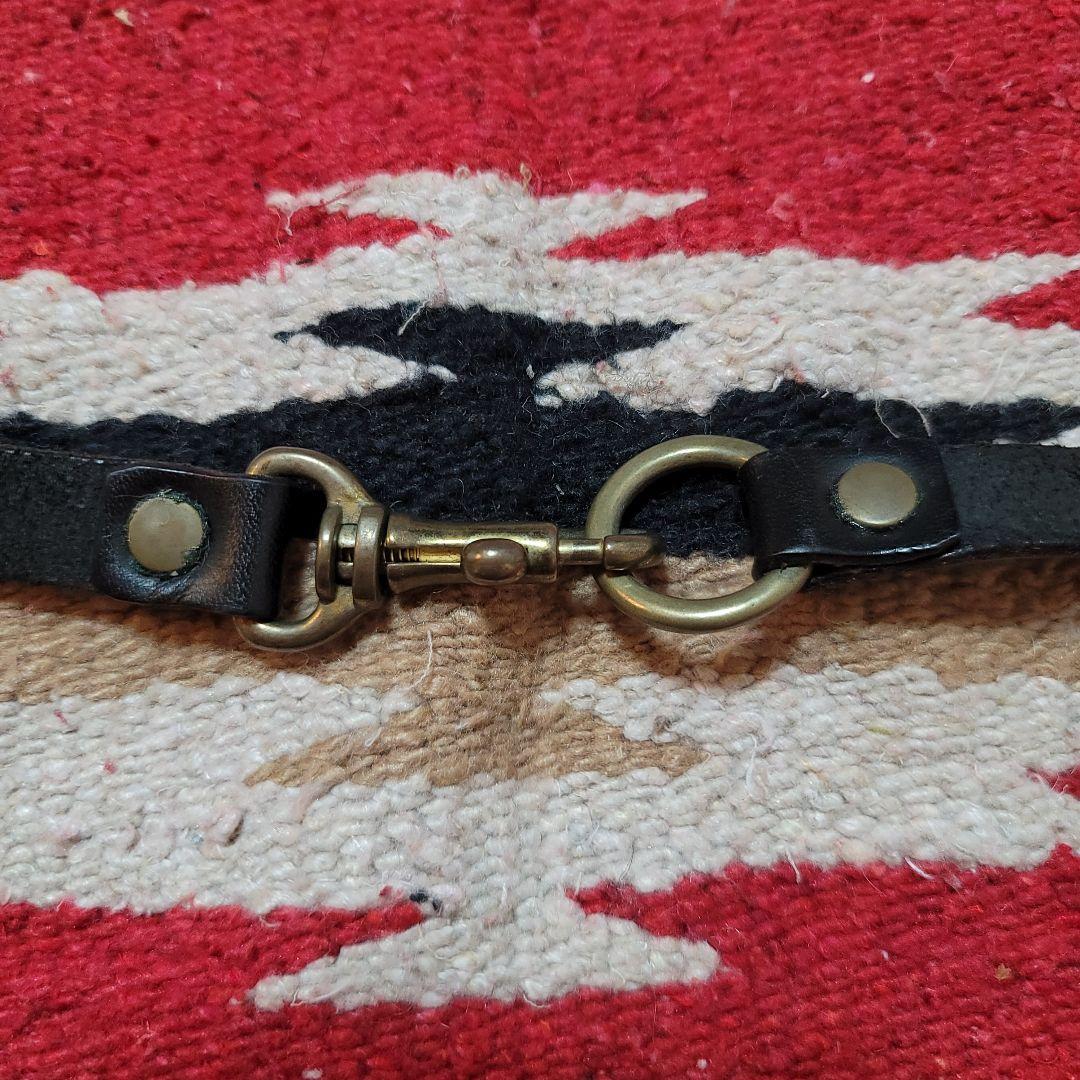 RED MOON サドルレザー ボディバッグ ウエストポーチ コンチョ付き