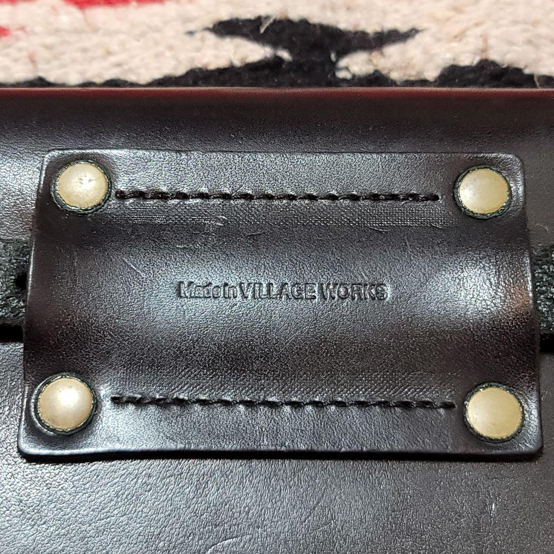 RED MOON サドルレザー ボディバッグ ウエストポーチ コンチョ付き