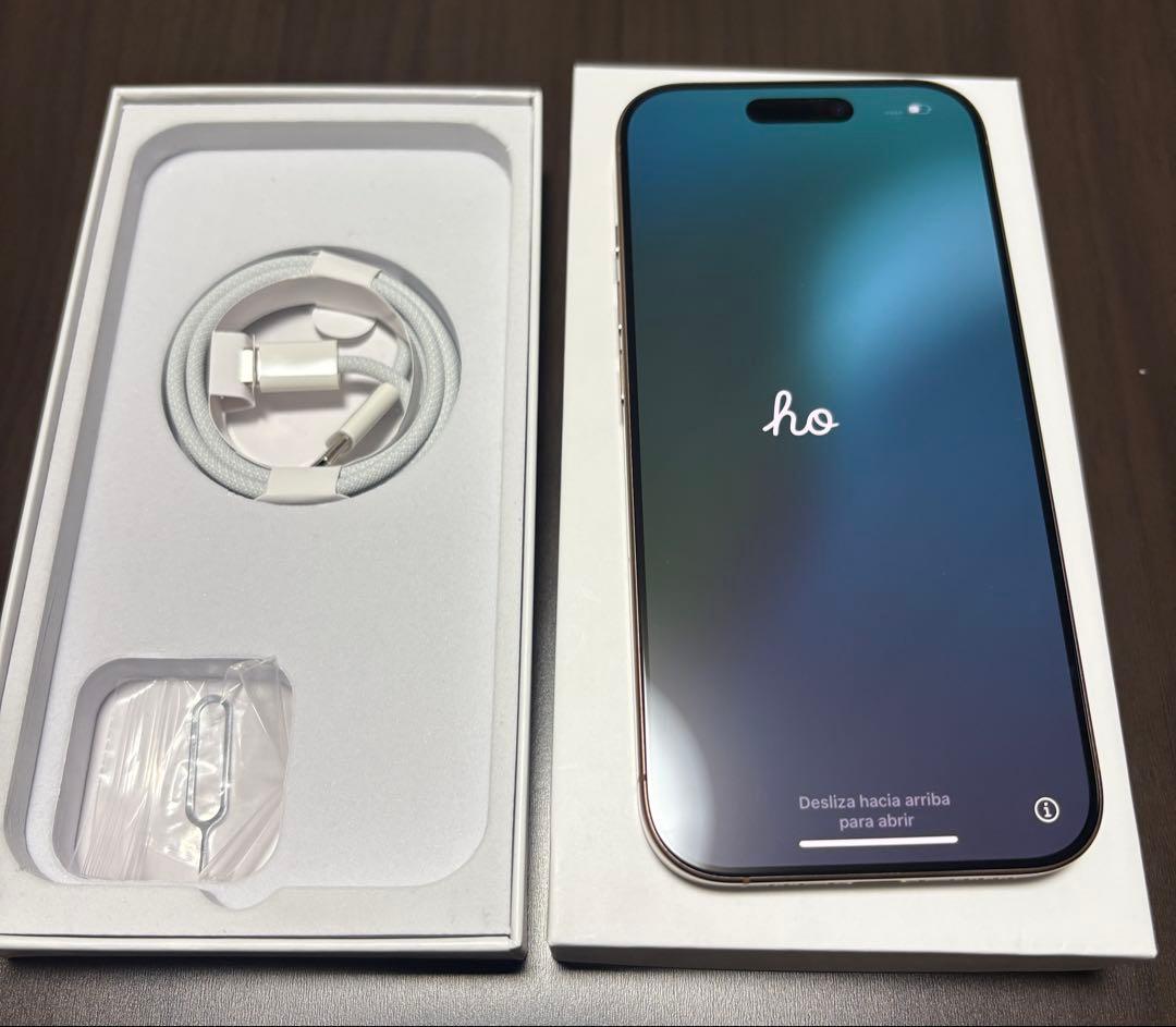 （美品）Apple iPhone 16 Pro 128GB デザートチタニウム