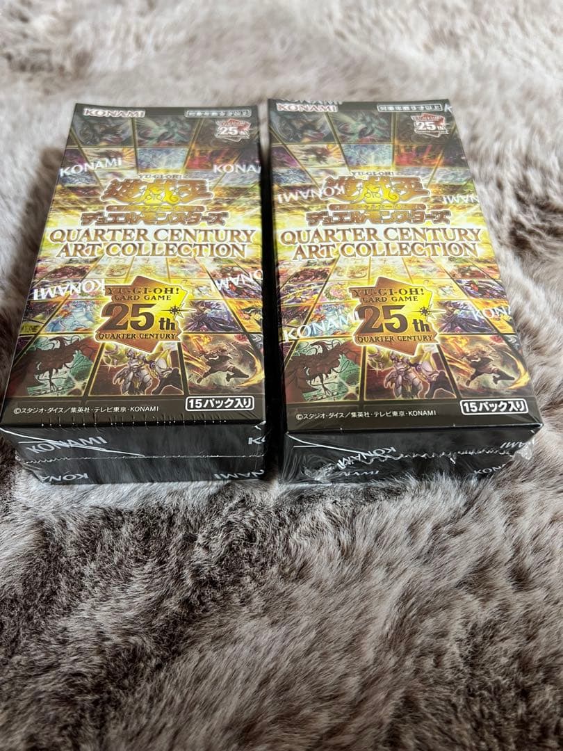 遊戯王 2BOX アーコレ　シュリンク付き アートコレクション　25th